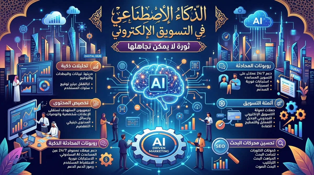 الذكاء الاصطناعي في التسويق الإلكتروني: ثورة لا يمكن تجاهلها