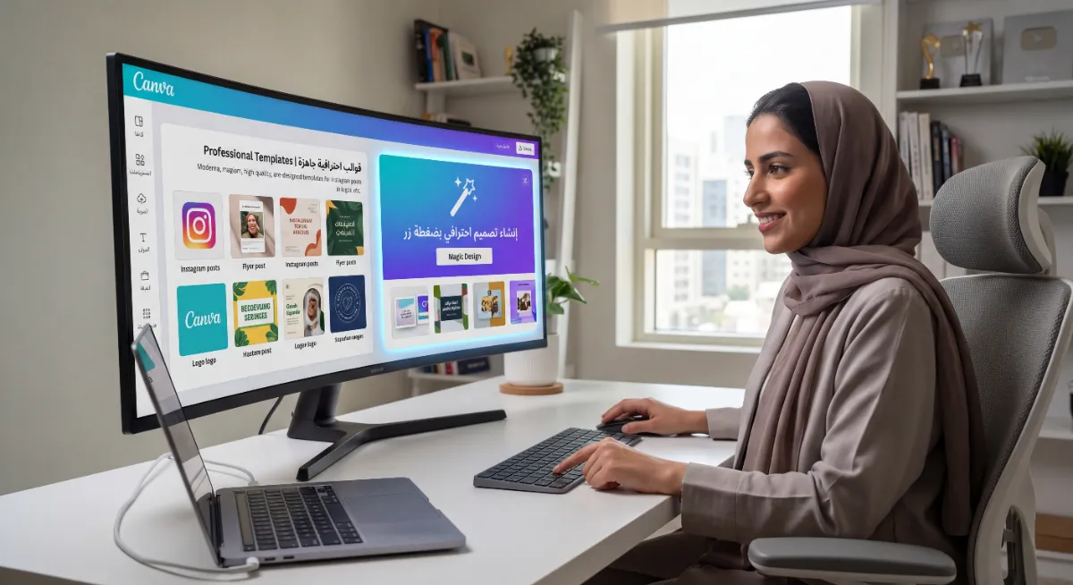 تصميم احترافي بضغطة زر: مراجعة شاملة لأداة Canva ومميزاتها المذهلة