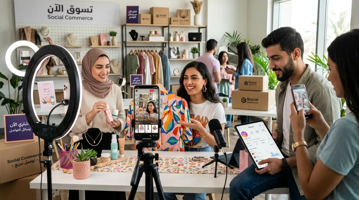 التجارة الإلكترونية عبر وسائل التواصل الاجتماعي: ثورة التسوق الرقمي